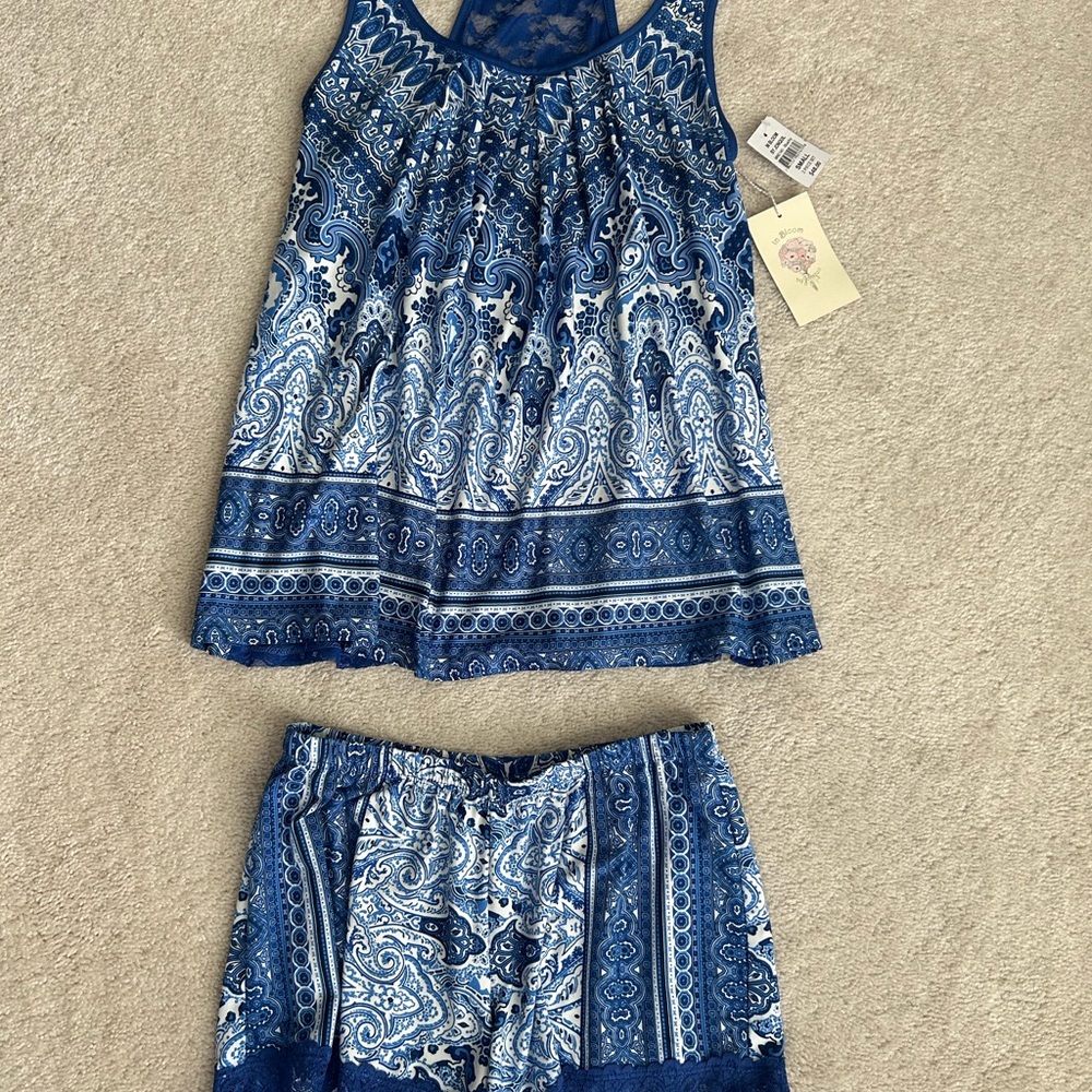 In Bloom Blue Sleepwear